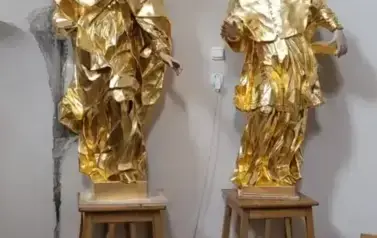 Wieluń Bernardynki_ołtarz głowny_4 rzeźby118