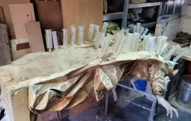 Wieluń Bernardynki_ołtarz głowny_4 rzeźby15