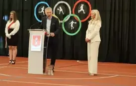 Część oficialna - otwarcie hali w Kurowie. 