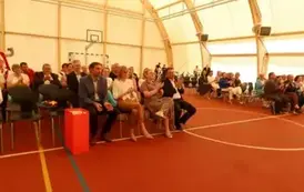 Część oficialna - otwarcie hali w Kurowie. 