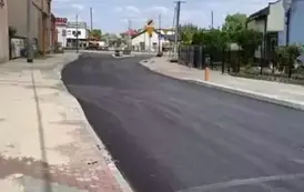 Rondo na ulicy Warszawskiej na ukończeniu