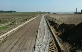 Budowa szlaku turystycznego śladem kolejki - stan w trakcie inwestycji. 14