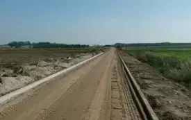 Budowa szlaku turystycznego śladem kolejki - stan w trakcie inwestycji. 18