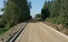 Budowa szlaku turystycznego śladem kolejki - stan w trakcie inwestycji. 19