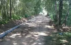 Budowa szlaku turystycznego śladem kolejki - stan w trakcie inwestycji. 21