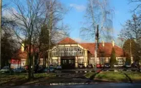 Adaptacja budynku byłego dworca PKP Wieluń-Dąbrowa stan przed inwestycją 3