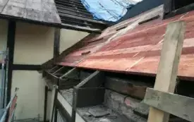 Adaptacja budynku byłego dworca PKP Wieluń-Dąbrowa stan w trakcie realizacji 10