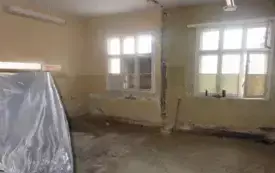 Adaptacja budynku byłego dworca PKP Wieluń-Dąbrowa stan w trakcie realizacji 14