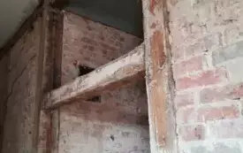 Adaptacja budynku byłego dworca PKP Wieluń-Dąbrowa stan w trakcie realizacji 23