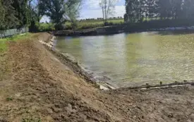 Galeria aktualności Przebudowa otwartego zbiornika retencyjnego w Sołectwie Urbanice 4