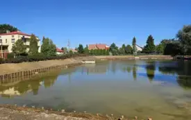 Galeria aktualności Przebudowa otwartego zbiornika retencyjnego w Sołectwie Urbanice 7