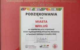 XXXII Og&oacute;lnopolska Olimpiada Młodzieży w sportach halowych &ndash; Ł&oacute;dzkie 2026 podziękowanie.jpeg
