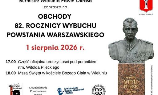 Zaproszenie na obchody 82. rocznicy wybuchu Powstania Warszawskiego