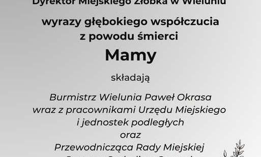 Zdjęcie do Kondolencje 