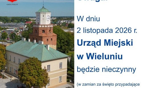 Zdjęcie do Praca Urzędu Miejskiego w dniu 2 listopada