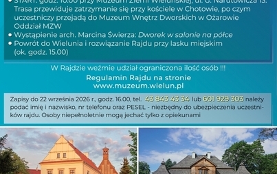 Zdjęcie do XII Muzealny Rajd Rowerowy